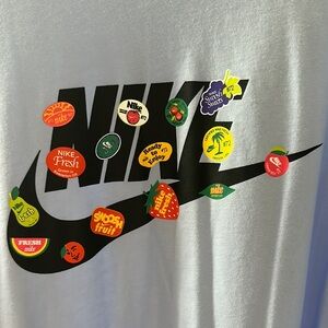 Nike Blue Short Sleeve Tee with Iconic Swoosh